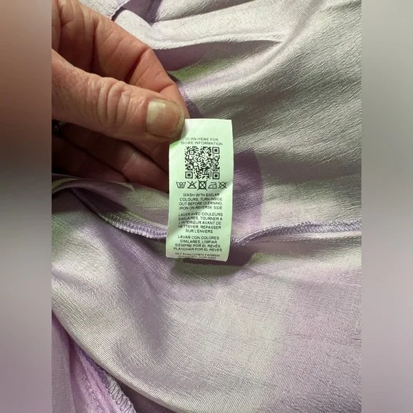 ASOS Pink and green floral deep V midi dress size 8. - Picture 13 of 16